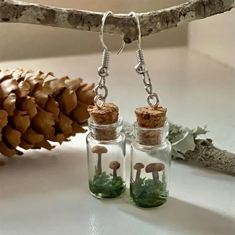 Brincos de cogumelo real, jarr - Preserved Moss Sheet avaliação e preço