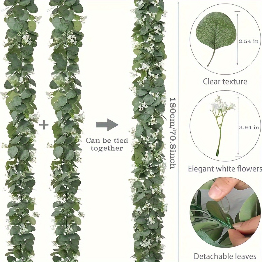 Guirlanda exuberante de eucali - Eucalyptus Preserved avaliação e preço