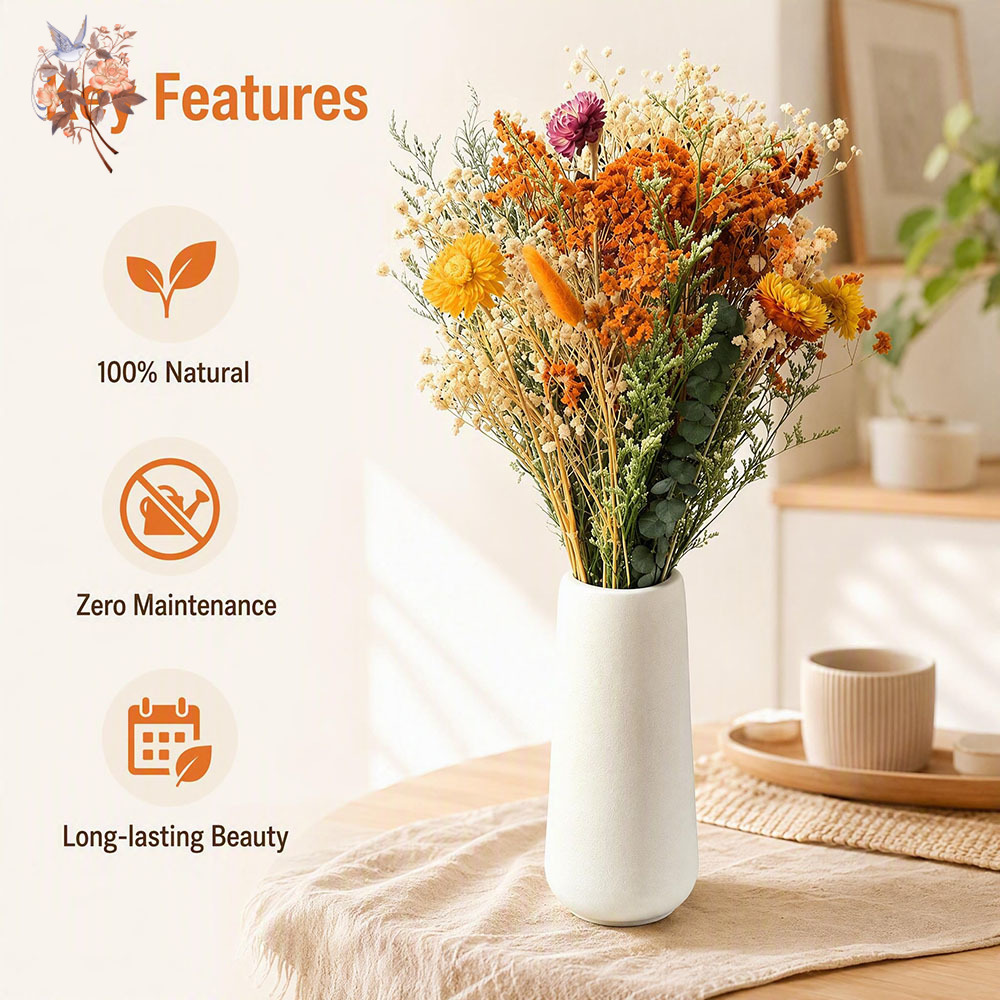 Buquê de Flores Secas de Outon - Eucalyptus Preserved avaliação e preço