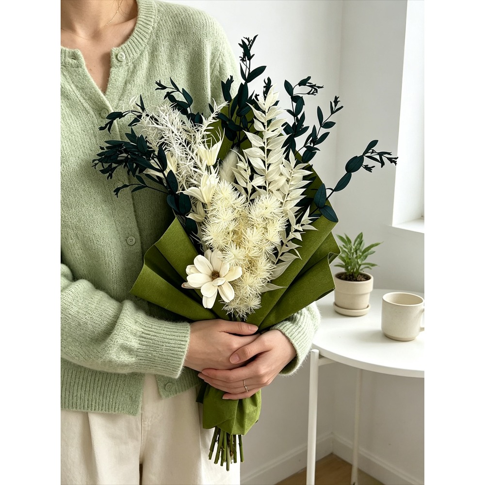 Buquê de Flores Secas Preserva - Eucalyptus Preserved avaliação e preço